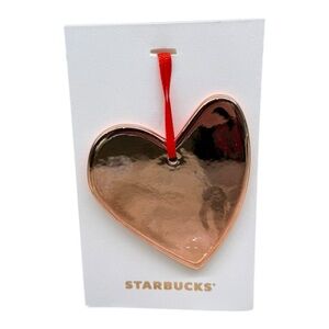 Starbucks Peace and Love Ceramic Ornament 2017